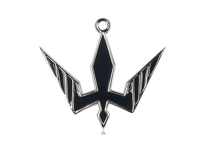 Sterling Silver Holy Spirit Pendant on a 24 inch Light Rhodium Heavy Curb Chain - Unique Catholic Gifts