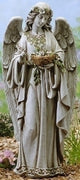 Angel Holding Nest Garden Statue 24"H - Unique Catholic Gifts