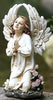 Kneeling Angel Garden Statue 16"H - Unique Catholic Gifts