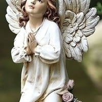 Kneeling Angel Garden Statue 16"H - Unique Catholic Gifts