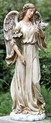 Angel W/dove Garden Statue 24.5"H - Unique Catholic Gifts