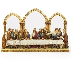 The Last Supper statue with Arch  7.25"H - Unique Catholic Gifts