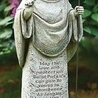 St Patrick Garden Statue 26.5"H - Unique Catholic Gifts
