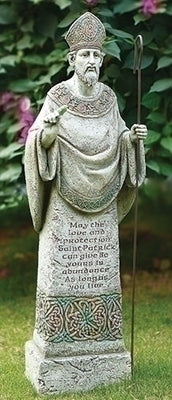 St Patrick Garden Statue 26.5