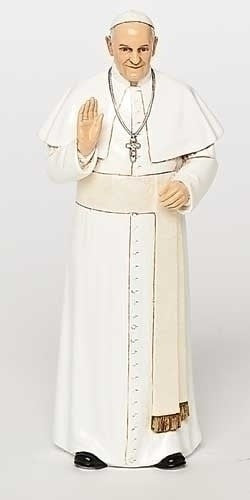 Pope Francis Statue 6" - Unique Catholic Gifts