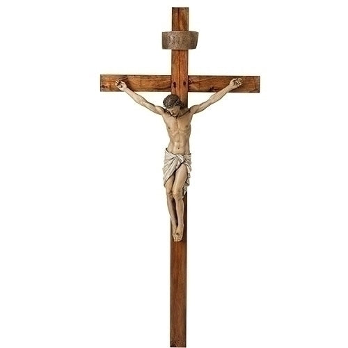 CRUCIFIX W/34" CORPUS KNOCK-DOWN CONSTRUCTION 72"H - Unique Catholic Gifts