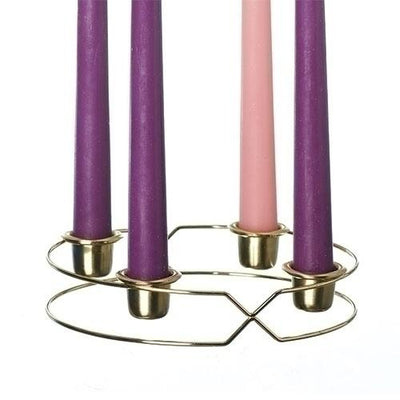 Metal Advent Candle holder Wreath with 4- 8