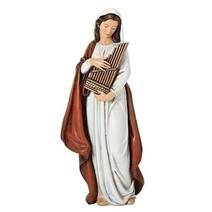 St Cecilia Statue (6") - Unique Catholic Gifts
