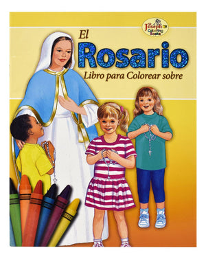 El Rosario Libro para Colorear sobre - Unique Catholic Gifts