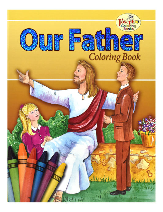 Coloring Book About The Our Father - Unique Catholic Gifts