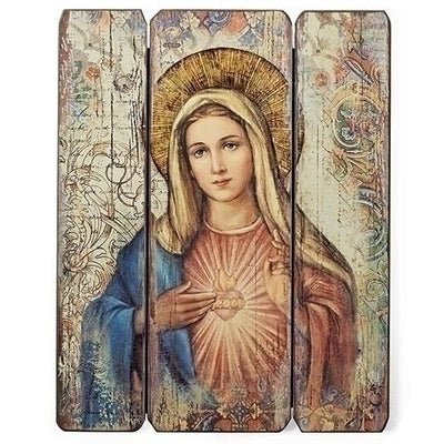 Immaculate Heart of Mary Wood Wall Panel 15
