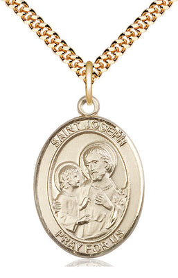 Gold Filled St Joseph Pendant (3/4