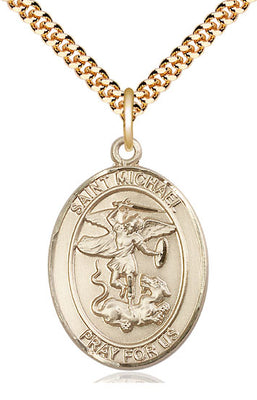 Gold Filled St. Michael the Archangel  (3/4