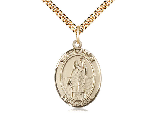 14kt Gold Filled St Patrick 24" - Unique Catholic Gifts