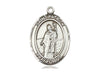 Sterling Silver St Patrick Medal 24" - Unique Catholic Gifts