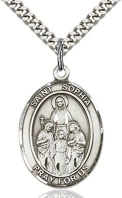 St. Sophia Medal Sterling Silver 1