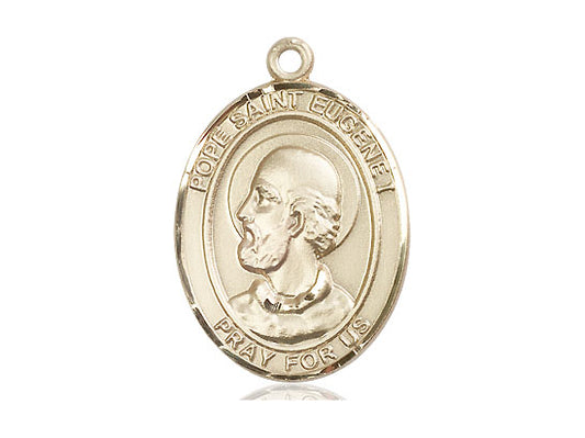 14kt Gold Pope St Eugene I Medal. - Unique Catholic Gifts