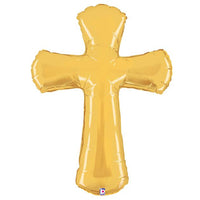 44" Cross Balloon - Unique Catholic Gifts