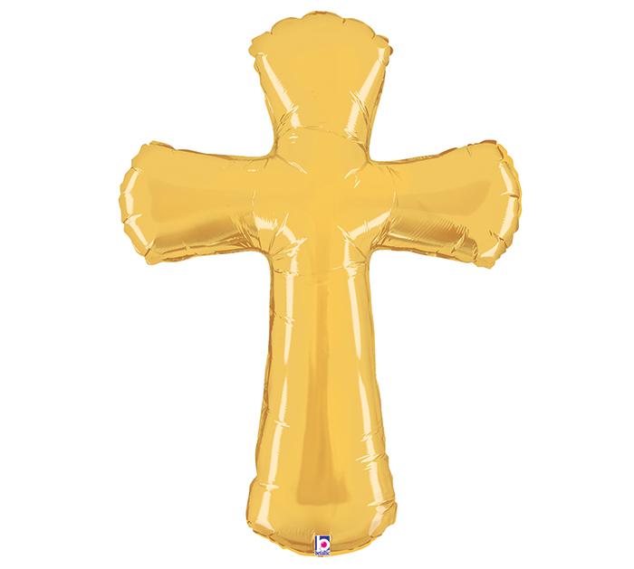 44" Cross Balloon - Unique Catholic Gifts