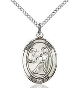 Sterling Silver St. Luke the Apostle Medal - Unique Catholic Gifts