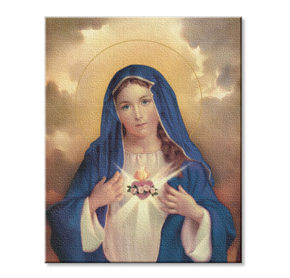 Immaculate Heart of Mary Canvas - Unique Catholic Gifts