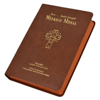 Saint Joseph Weekday Missal (Vol. I Large Type Edition) - Advent to Pentecost - Unique Catholic Gifts
