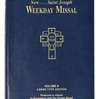 St. Joseph Weekday Missal, Volume II (Large Type Edition) Pentecost To Advent - Unique Catholic Gifts