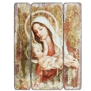 A Child's Touch Wood Wall Panel 15" - Unique Catholic Gifts