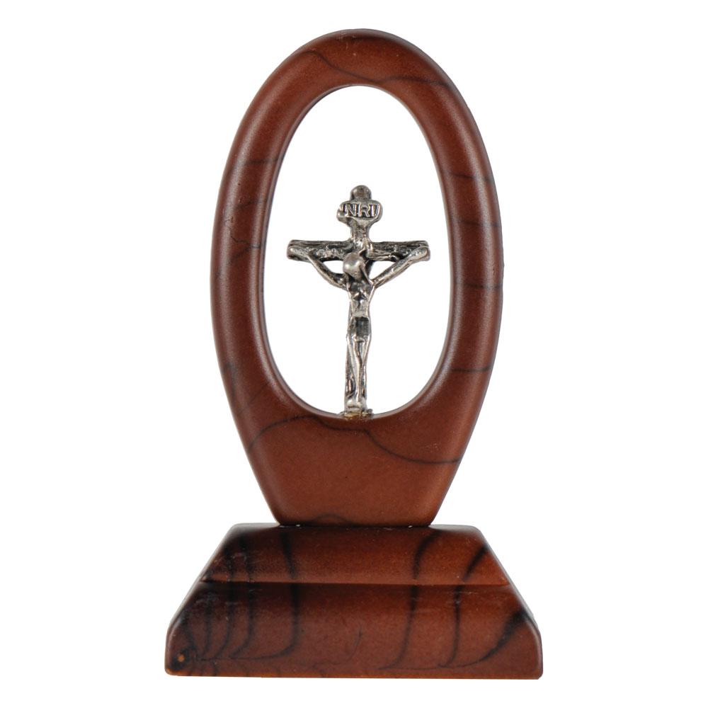 Crucifix Auto Dashboard Figurine (2 1/2") - Unique Catholic Gifts