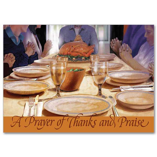 A Prayer of Thanks and Praise Greeting Card - Unique Catholic Gifts