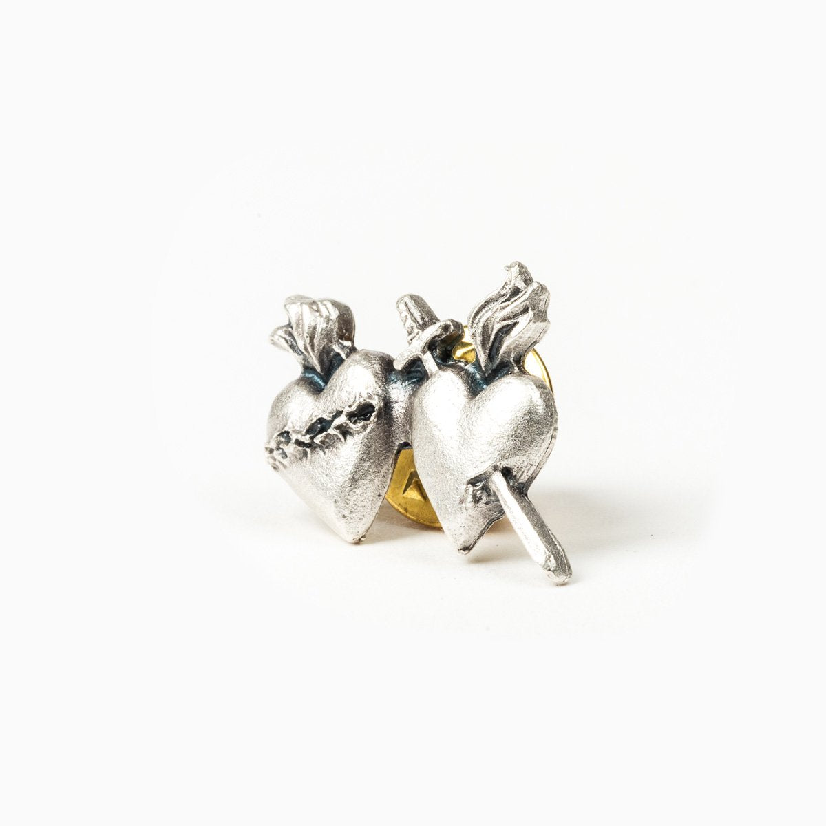 Sacred & Immaculate Hearts Pocket Pin - "Armor of Faith" - Unique Catholic Gifts