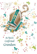 As You're Confirmed Grandson Greeting Card - Unique Catholic Gifts