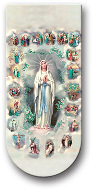 Mysteries of the Rosary Magnetic Bookmark - Unique Catholic Gifts