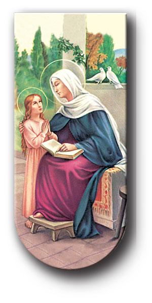 Saint Anne 3" Magnetic Bookmark - Unique Catholic Gifts