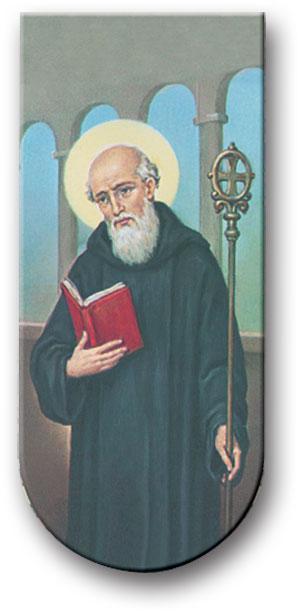 Saint Benedict 3" Magnetic Bookmark - Unique Catholic Gifts