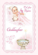 On Your Baptism Goddaughter Greeting Card - Unique Catholic Gifts