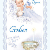 On Your Baptism Godson Greeting Card - Unique Catholic Gifts