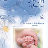 As Your Baby Boy is Baptized Greeting Card - Unique Catholic Gifts