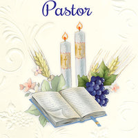 Birthday Blessings Pastor Greeting Card - Unique Catholic Gifts