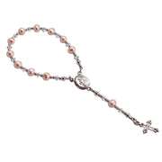 Sterling Silver Pink Baby Rosary - Unique Catholic Gifts