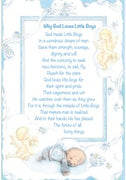 Baby Boy Birthday Greeting Card - Unique Catholic Gifts