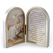 Infant Baptism Diptych Great gift for Baptism 3 1/2" x 5" - Unique Catholic Gifts