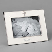 Baptism Frame 6" x 8"  Holds 4 x6" - Unique Catholic Gifts