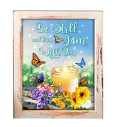 "Be Still I am with You" Lighted Shadow Box (LED) - Unique Catholic Gifts