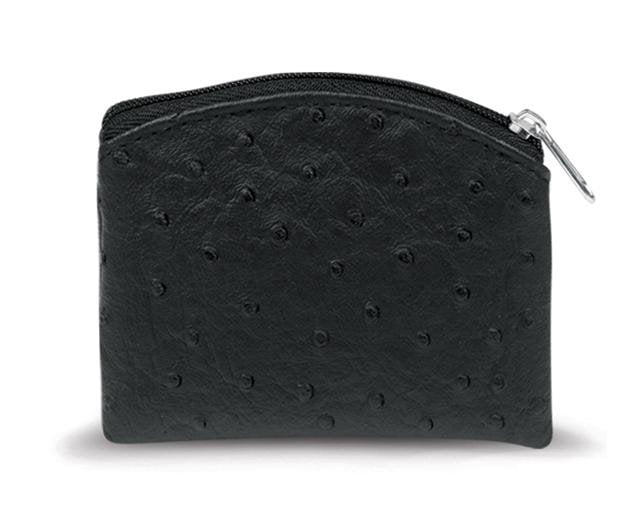 Ostrich Skin Pattern Rosary Pouch Black - Unique Catholic Gifts
