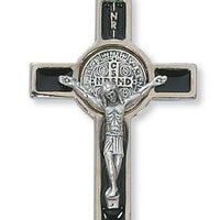 2" Black St. Benedict Crucifix - Unique Catholic Gifts