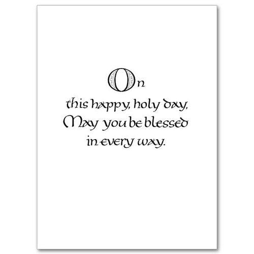 Blessed in Every Way St. Patrick's Day Card Greeting Card - Unique Catholic Gifts