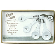 Bless this Kitchen Prayer Measuring Spoon Set of 4 - Unique Catholic Gifts