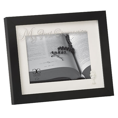 Black with Glass First Communion Frame 8