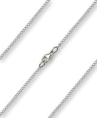 Light Curb Chain Sterling Silver 20" - Unique Catholic Gifts
